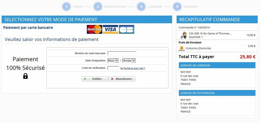 Paiement en ligne - NeoBanque - Monetico Paiement